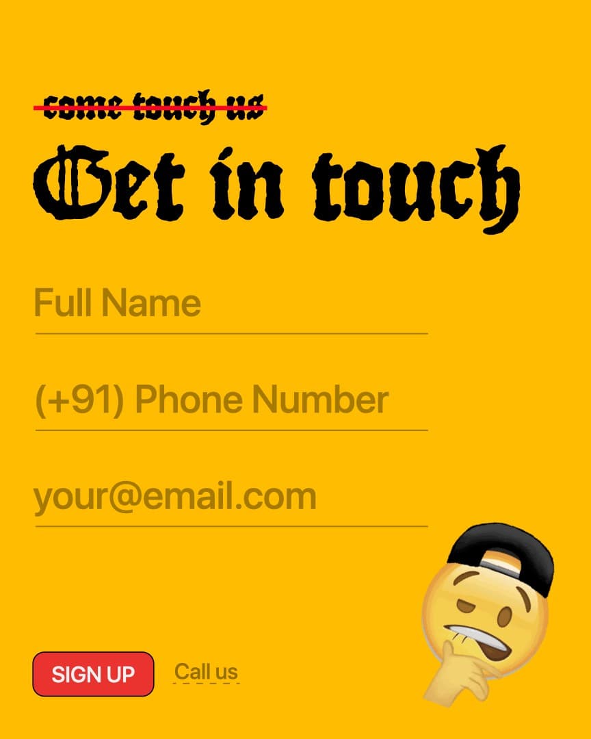 Get in touch