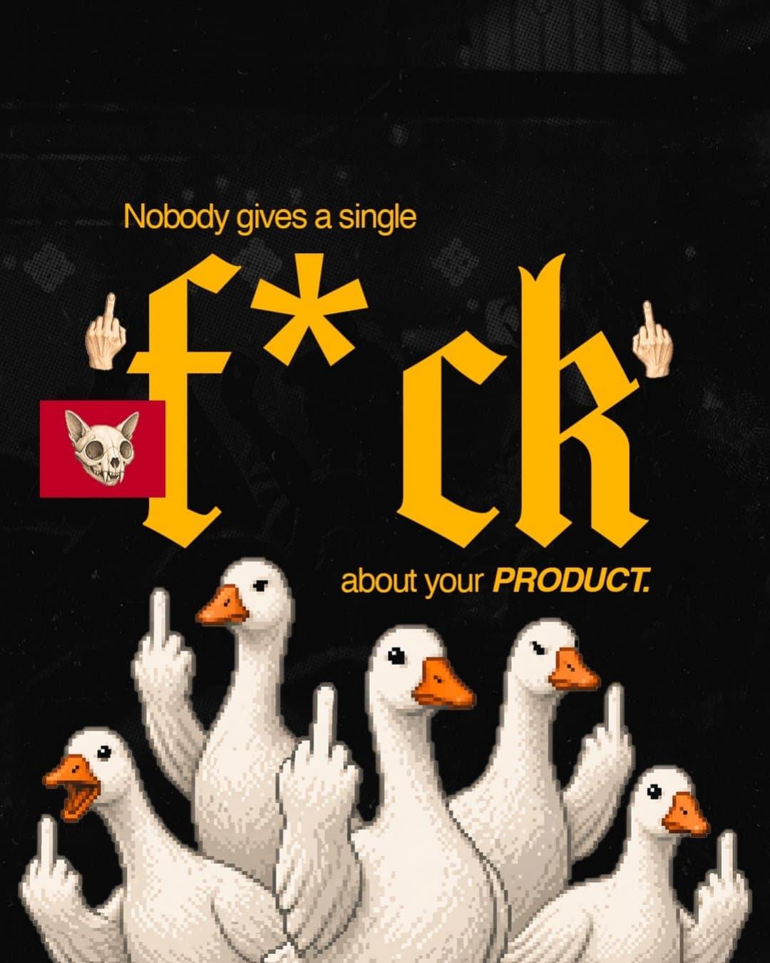 Nobody gives a single f*ck about your product. They care how it makes them feel.