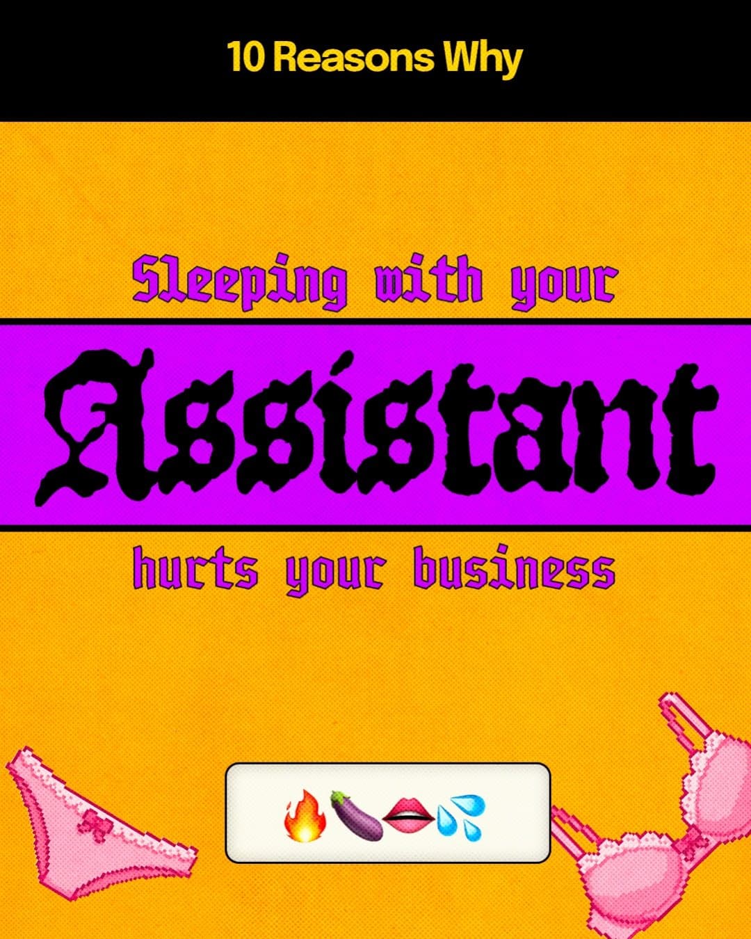 10 reasons why sleeping on your branding hurts your business just as much.